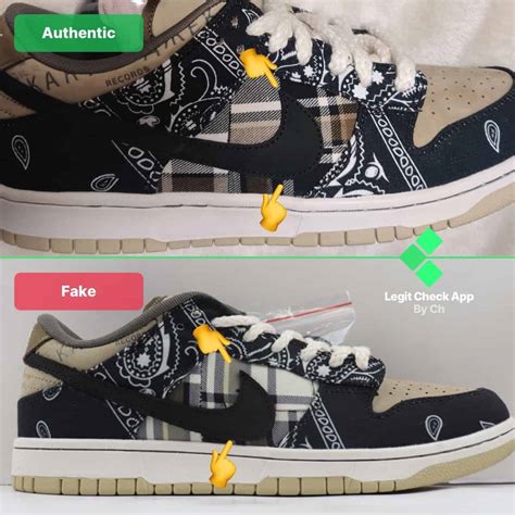 nike sb travis scott real vs fake|travis scott dunks counterfeit.